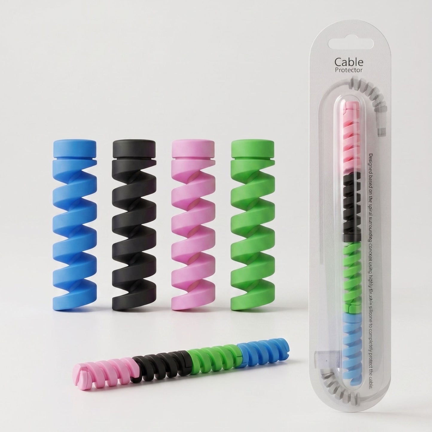 Flexible Silicone cable protectors